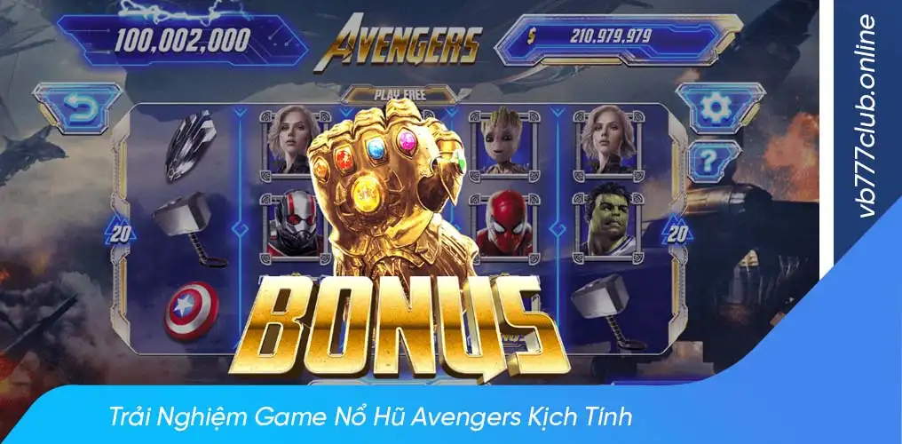 Game nổ hũ avengers vb777 có gì nổi bật?