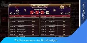 Thủ thuật đơn giản nhưng hiệu quả cao khi chơi tài xỉu livestream