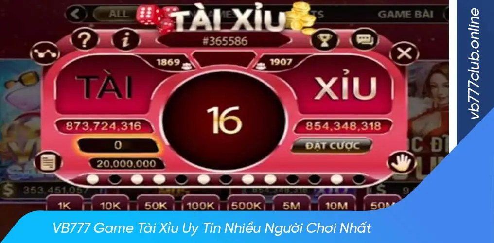 Giới thiệu game tài xỉu online vb777